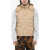 Woolrich Sleeveless Aleutian Down Jacket With Removable Hood Brown
