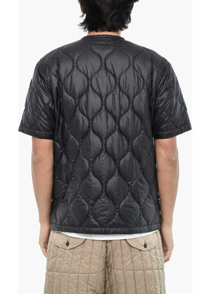 Jachete Woolrich Short Sleeve Padded And Quilted Diamond Jacket Blue Barbati (BM 19376924) 2