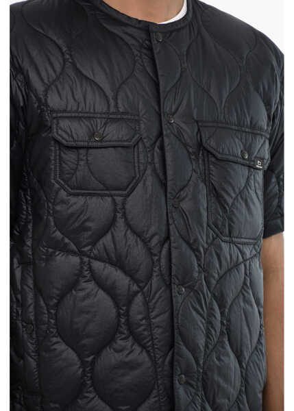 Jachete Woolrich Short Sleeve Padded And Quilted Diamond Jacket Blue Barbati (BM 19376924) 3