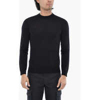 Pulovere Virgin Wool Lightweight Crew-Neck Sweater Barbati