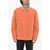 Woolrich Padded Duster Work Overshirt With Patch Pockets And Snap But Orange