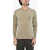 Woolrich Aime' Leon Dore Long Sleeves Crew-Neck T-Shirt With Back Pri Green