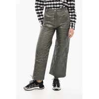 Pantaloni casual Quilted And Padded Pants Femei