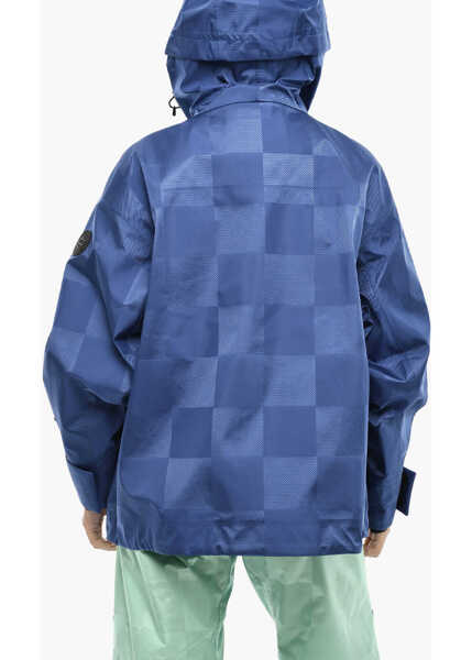 Jachete Woolrich Nylon Ton On Ton Check Shelter Jacket Blue Femei (BM 19377137) 2