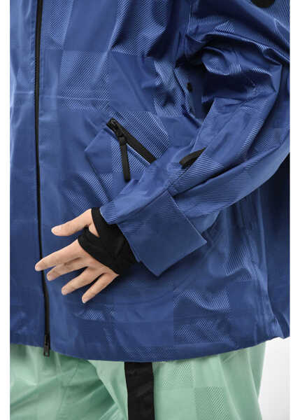 Jachete Woolrich Nylon Ton On Ton Check Shelter Jacket Blue Femei (BM 19377137) 3