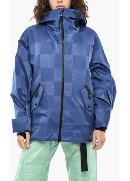 Jachete Woolrich Nylon Ton On Ton Check Shelter Jacket Blue Femei (BM 19377137) 1