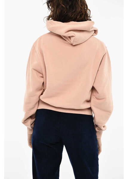 Bluze de trening Woolrich Fleeced-Cotton Hoodie With Embossed Logo Pink Femei (BM 19377140) 1