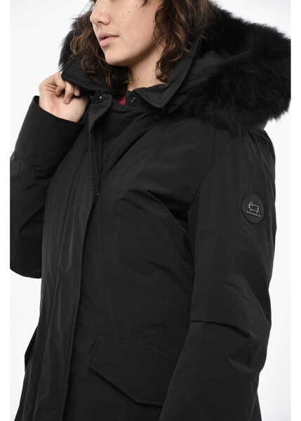 Geci de iarna Woolrich Flap Pockets Modern Vail Down Jacket Black Femei (BM 19377143) 3