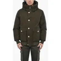 Geci de iarna Cotton Byrd Down Jacket With Contrasting Buttons Barbati