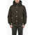 Woolrich Cotton Byrd Down Jacket With Contrasting Buttons Green