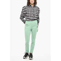 Pantaloni casual Woolrich Dama - Pantaloni casual Woolrich Twill Skinny Fit Stirrup Pants Green Femei (BM 19377152) - B-mall.ro