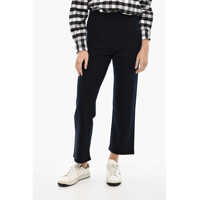 Pantaloni casual Wool And Cashmere Palazzo Pants Femei