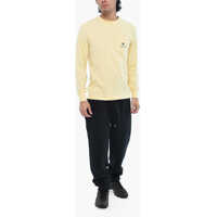 Tricouri Woolrich pentru Barbati - Tricouri Woolrich Aime Leon Dore Long Sleeves Crew-Neck T-Shirt With Back Pri Yellow Barbati (BM 19377173) - B-mall.ro