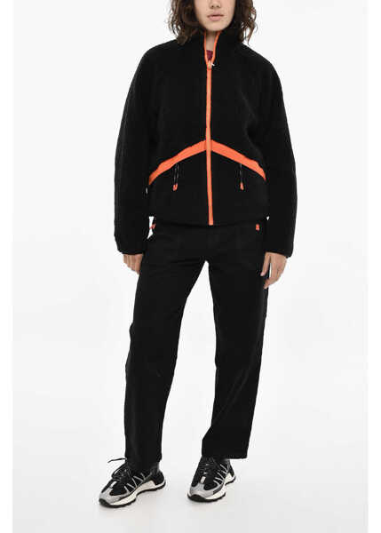 Jachete Woolrich Reversible Fleeced Jacket With Zip Black Femei (BM 19377188) 4