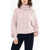 Woolrich Cashmere Aran Motif Turtleneck Sweater Pink