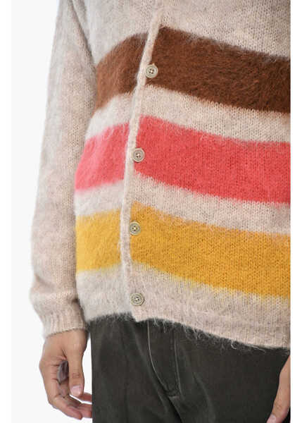 Cardigane Woolrich Mohair Blend Cardigan With 4 Buttons Beige Barbati (BM 19377209) 3