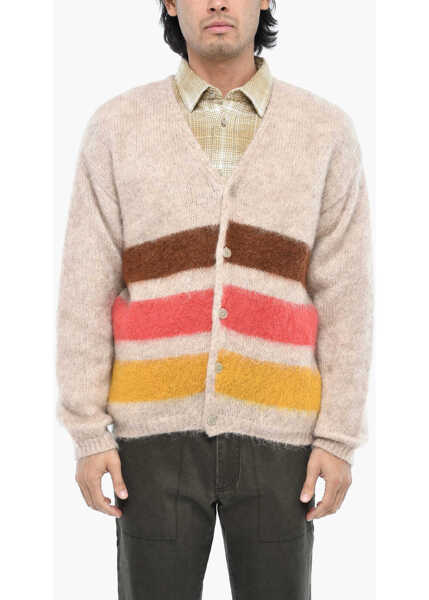 Cardigane Woolrich Mohair Blend Cardigan With 4 Buttons Beige Barbati (BM 19377209) 1