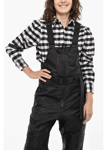 Salopete Woolrich Ton On Ton Check Padded Shelter Ski Jumpsuit Black Femei (BM 19377287) 4