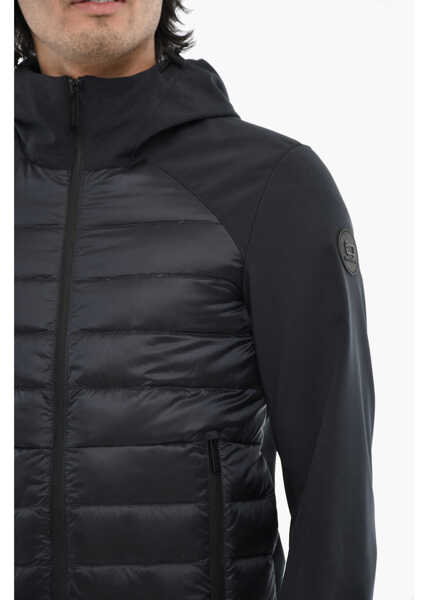 Geci de iarna Woolrich Quilted Lightweight Down Jacket With Side Logo Blue Barbati (BM 19377290) 3