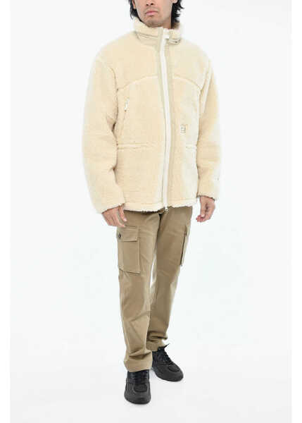 Jachete Woolrich Fleeced Terra Jacket With Zip White Barbati (BM 19377296) 4