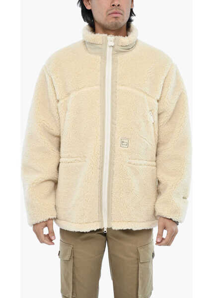 Jachete Woolrich Fleeced Terra Jacket With Zip White Barbati (BM 19377296) 1