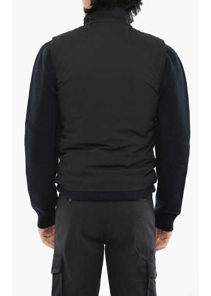 Geci de iarna Woolrich Sleeveless Sailing Solid Color Down Jacket Blue Barbati (BM 19377308) 3