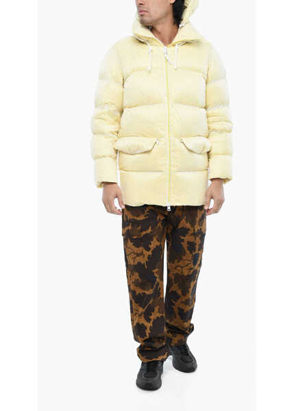 Geci de iarna Woolrich Acid Wash Quilted Down Jacket Yellow Barbati (BM 19377314) 4