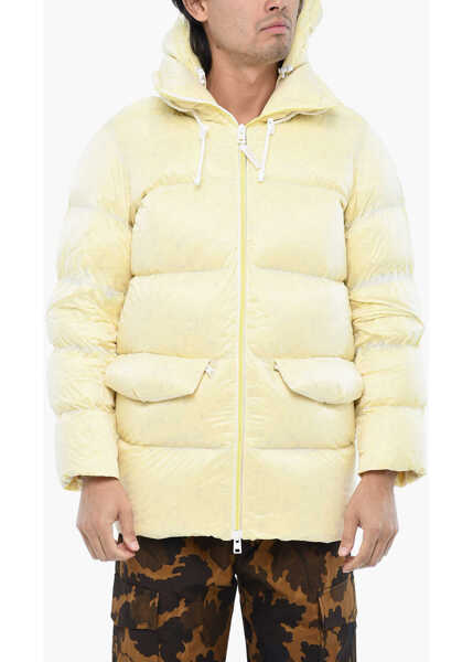 Geci de iarna Woolrich Acid Wash Quilted Down Jacket Yellow Barbati (BM 19377314) 1