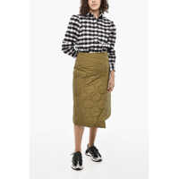 Fuste lungi Dama - Fuste lungi Woolrich Padded And Quilted Silky Wrap Skirt Green Femei (BM 19377326) - B-mall.ro