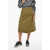 Woolrich Padded And Quilted Silky Wrap Skirt Green