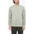 Woolrich Virgin Wool Aran Motif Crew-Neck Sweater Green