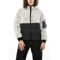 Hanorace Fleeced Two-Tone Jacket Femei