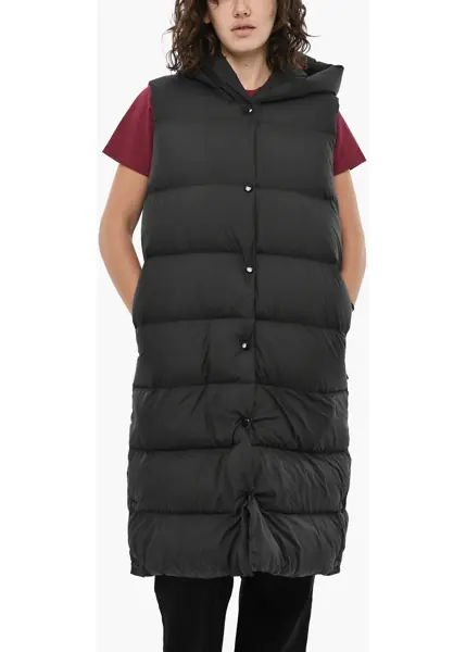 Geci de iarna Woolrich Sleeveles Solid Color Ellis Quilted Jacket Black Femei (BM 19377350) 1