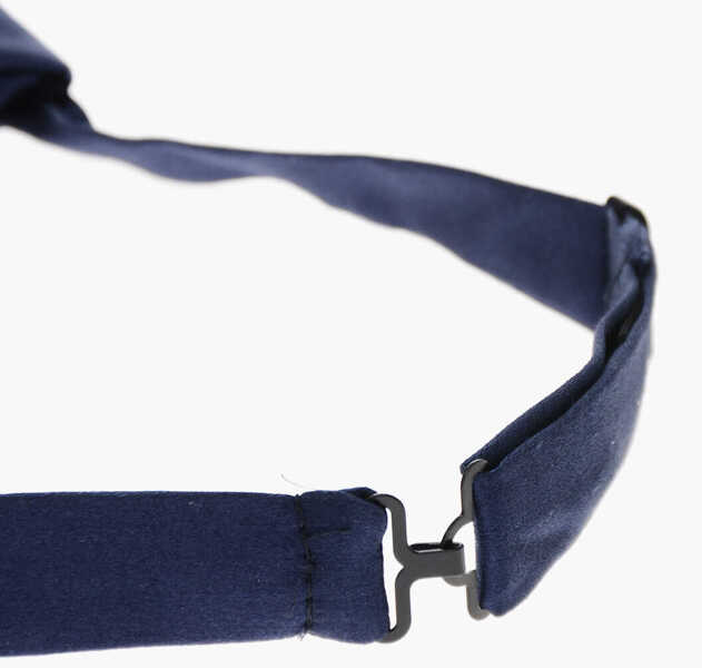 Cravate CORNELIANI Solid Color Silk Tie Blue Barbati (BM 19377356) 3