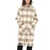 Woolrich Wool Blend Check Long Coat With Fringes Beige