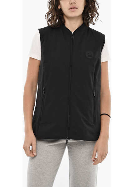 Geci de iarna Woolrich Sleeveless Sailing Lightweight Down Jacket Black Femei (BM 19377362) 1