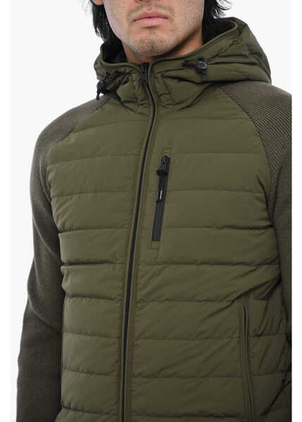 Geci de iarna Woolrich Double Fabric Sundance Lightweight Down Jacket Green Barbati (BM 19377368) 3