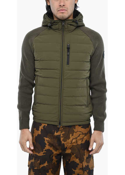 Geci de iarna Woolrich Double Fabric Sundance Lightweight Down Jacket Green Barbati (BM 19377368) 1
