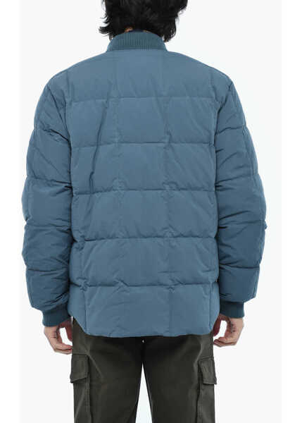 Geci de iarna Woolrich Quilted Heritage Terrain Down Jacket With Patch Pockets Blue Barbati (BM 19377371) 2