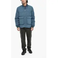 Geci de iarna Woolrich pentru Barbati - Geci de iarna Woolrich Quilted Heritage Terrain Down Jacket With Patch Pockets Blue Barbati (BM 19377371) - B-mall.ro