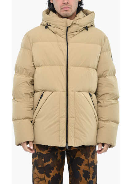 Geci de iarna Woolrich Quilted Sierra Supreme Down Jacket With 4 Pockets Brown Barbati (BM 19377377) 1