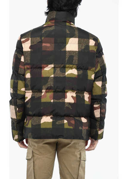 Geci de iarna Woolrich Camouflage Quilted Sierra Supreme Down Jacket Brown Barbati (BM 19377389) 2