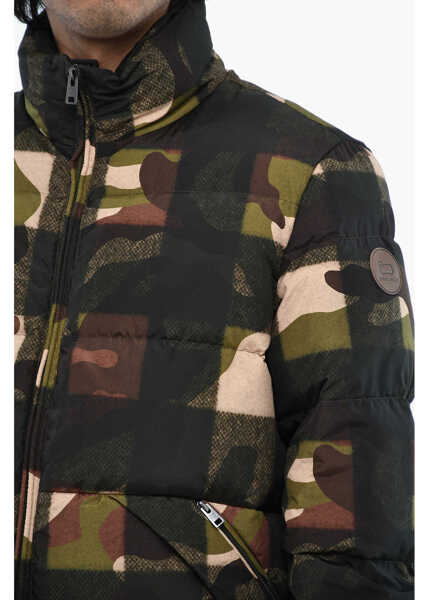 Geci de iarna Woolrich Camouflage Quilted Sierra Supreme Down Jacket Brown Barbati (BM 19377389) 3