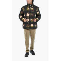 Geci de iarna Woolrich pentru Barbati - Geci de iarna Woolrich Camouflage Quilted Sierra Supreme Down Jacket Brown Barbati (BM 19377389) - B-mall.ro