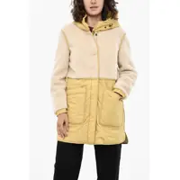 Geci Parka Quilted Alba Padded Jacket With Fleeced Details Femei