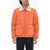 Woolrich Quilted Puffer Duster Blizzard With Eco Fur Collar Orange