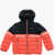 Calvin Klein Two-Tone Jacket With Removable Hood Red
