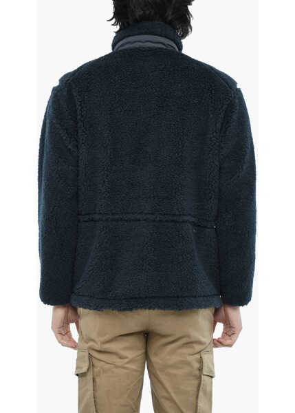 Jachete Woolrich Fleeced Terra Jacket With Zip Blue Barbati (BM 19377494) 2