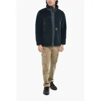 Geci Woolrich pentru Barbati - Jachete Woolrich Fleeced Terra Jacket With Zip Blue Barbati (BM 19377494) - B-mall.ro