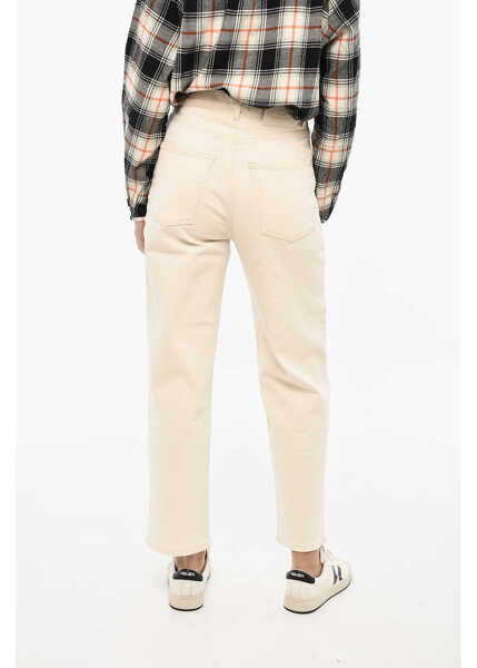 Blugi drepti Woolrich Light Wash Wide Leg Jeans White Femei (BM 19377497) 2